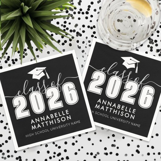 Graduate Black Graduation Servet