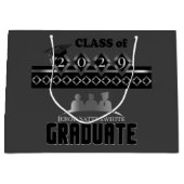 Graduate - DIY Year and Name -  Groot Cadeauzakje (Voorkant)