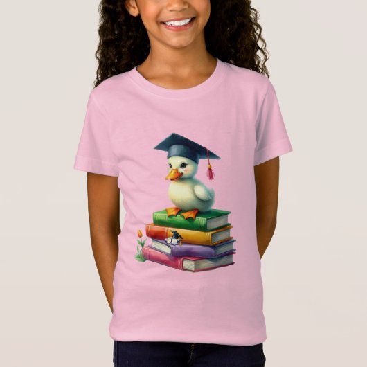 Graduate Duckling T-shirt voor meisjes (Voorkant)