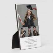 Graduate Family and Friends Graduation Gift Fotoplaat (Zijkant)