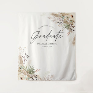 Graduate favor pampa's eucalyptus elegant modern wandkleed
