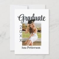 Graduate foto moderne klassieker toevoegen jaar na