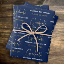 Graduate Grad Goud Calligrafie Script Modern
