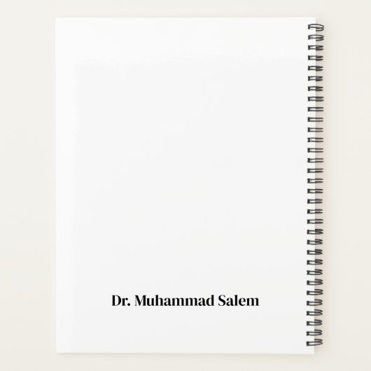  Graduate in arabic Planner (Achterkant)