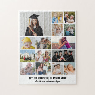 Graduate Klas Foto Collage 15 Foto's 11x14 Legpuzzel