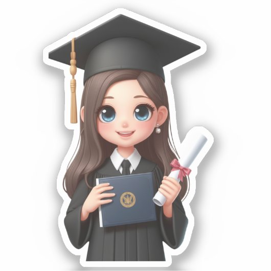 “Graduate Manifestation Sticker – Inspire Success  (Voorkant)