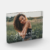 Graduate Modern Wit Schrijfschrift Fotoblokken (Links)