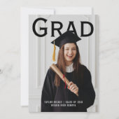 Graduate Photo Follow Instructions Personalized  Kaart (Voorkant)