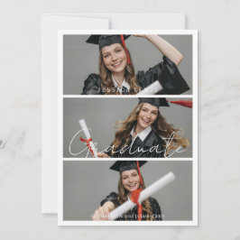 Graduate Photo High School Graduation  Aankondiging