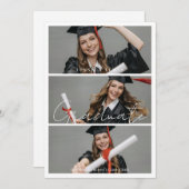 Graduate Photo High School Graduation  Aankondiging (Voorkant / Achterkant)