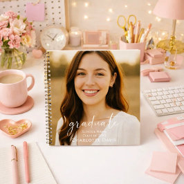 Graduate photo script senior year notitieboek