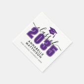 Graduate Purple Graduation Servet (Hoek)