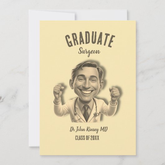 GRADUATE SURGERON DOCTOR MD NY UNIVERSITY KAART (Voorkant)