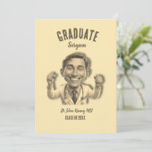GRADUATE SURGERON DOCTOR MD NY UNIVERSITY KAART (Staand voorkant)