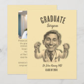 GRADUATE SURGERON DOCTOR MD NY UNIVERSITY KAART (Voorkant / Achterkant)