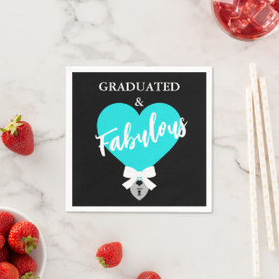 Graduated and Fabulous Celebration Party Servet