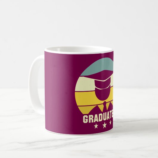 Graduated Celebration Graduation Coffee Mug Koffiemok (Voorkant links)