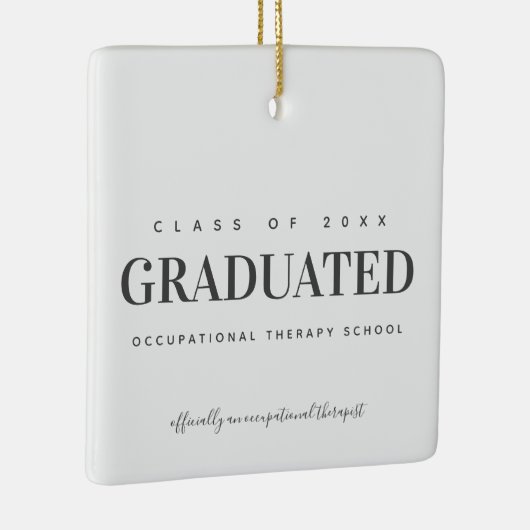 Graduated Occupational Therapy School of voor bero Keramisch Ornament (Rechts)