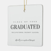 Graduated Occupational Therapy School of voor bero Keramisch Ornament (Links)