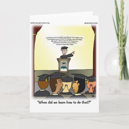 Graduaten Kaart (Voorkant)