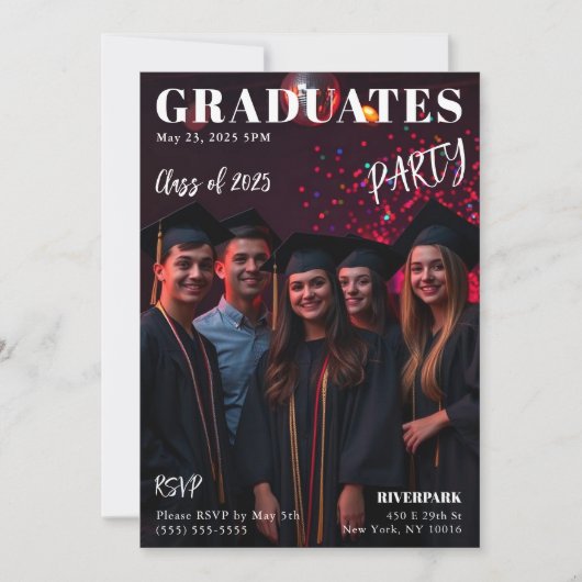 Graduates Magazine Hoesje Kaart (Voorkant)