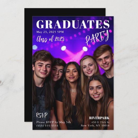 Graduates Magazine Hoesje Kaart (Voorkant / Achterkant)