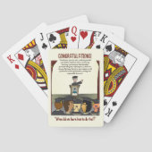 Graduates Playing Cards Pokerkaarten (Achterkant)