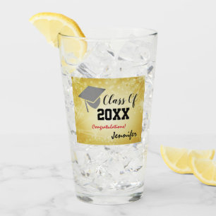 Graduatie Cap, Class Year 20XX party Beigie Glas