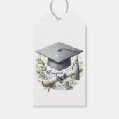 Graduatie Cap en Diploma Cadeaulabel (Voorkant)