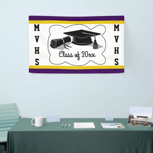Graduatie Cap en Diploma Spandoek (Beurs)