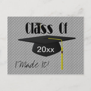 Graduatie Cap en Tassel ik maakte het grappige Bri Aankondigingskaart