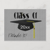 Graduatie Cap en Tassel ik maakte het grappige Bri Aankondigingskaart (Voorkant)