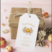 graduatie cap Hand-getrokken gouden Dank je Cadeaulabel