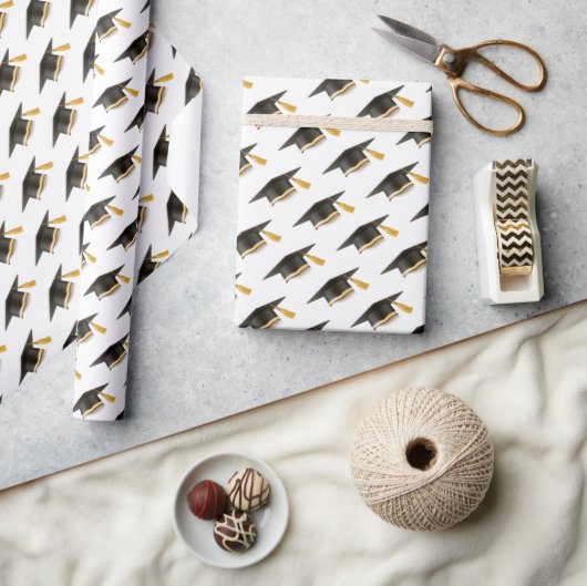 Graduatie Caps Cadeaupapier (Crafts)