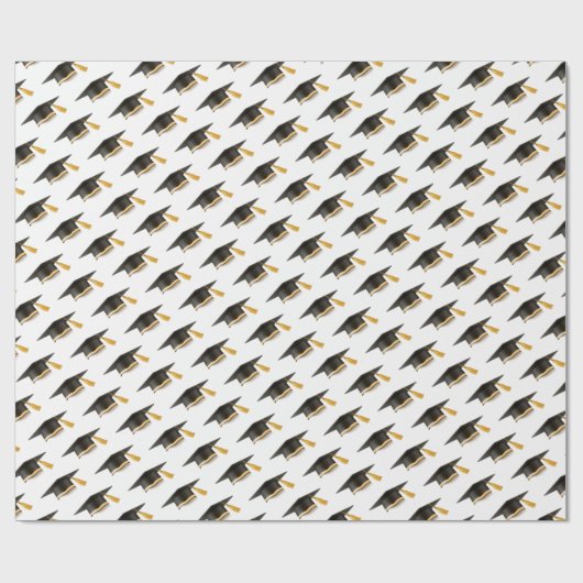 Graduatie Caps Cadeaupapier (Vlak)