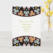 Graduatie Congratulations Scripture Card Kaart (Gele Bloem)