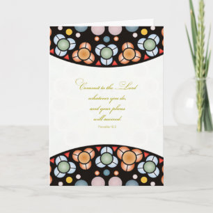 Graduatie Congratulations Scripture Card Kaart