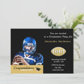 graduatie Football player Photo Kaart (Staand voorkant)