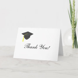 Graduatie lampje Dank je Kaart