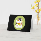 Graduatie Maneki Neko Kaart (Gele Bloem)