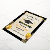 graduatie-partij folie uitnodiging