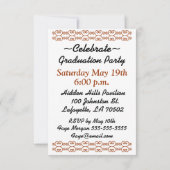 graduatie-partij kaart (Achterkant)
