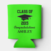 Graduatie Partij met Aangepast Jaar en Naam Blikjeskoeler (Achterkant)