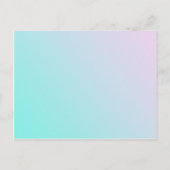 Graduatie Partij Moderne Gradiënt Vet Uitnodiging Briefkaart (Achterkant)