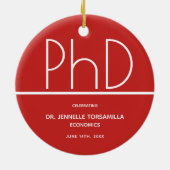 Graduatie-partij voor doctoraatsgraad keramisch ornament (Achterkant)