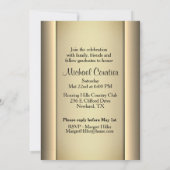 Graduatie Party Invitation Kaart (Achterkant)