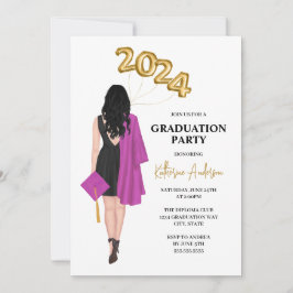 Graduatie Party Invitation Kaart
