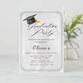 Graduatie Party Invitation Kaart (Staand voorkant)