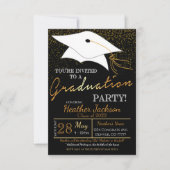 Graduatie Party Invitation Kaart (Voorkant)