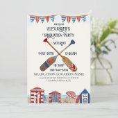 Graduatie Party Invitation Kaart (Staand voorkant)